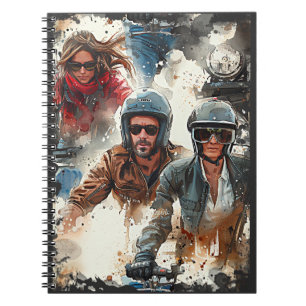 Cuaderno Dibujo acuarela MotoBikers