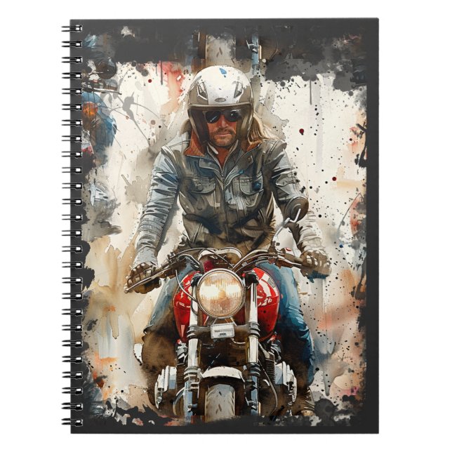 Cuaderno Dibujo acuarela MotoBikers (Frente)