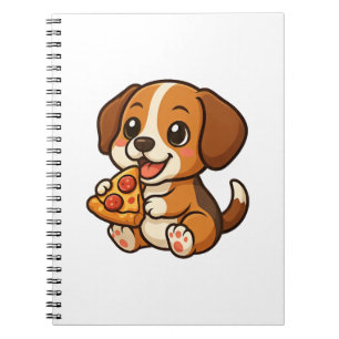 Cuaderno Dibujo animado de perro beagle lindo amantes de pi