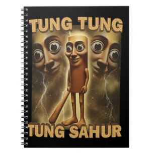 Cuaderno Dibujo animado divertido de estilo viral Arte es