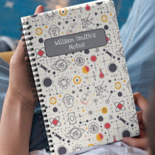 Cuaderno Dibujo Científico I Nombre Personalizado Niños Reg