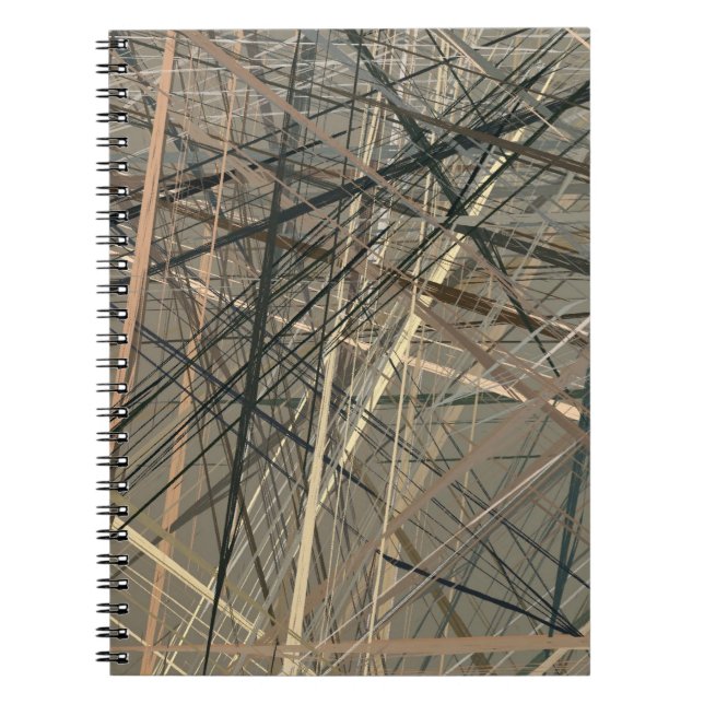 Cuaderno Dibujo de aceite de estilo retro. ilustracion. Pai (Frente)