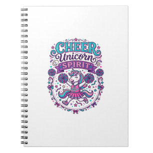Cuaderno Dibujo de Arte de Unicornio Alegre Espíritu de Uni