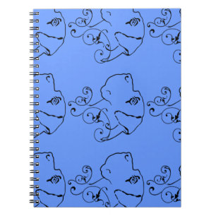 Cuaderno Dibujo de cabeza de Gran Danés