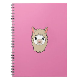 Cuaderno Dibujo de cara de llamada cuta