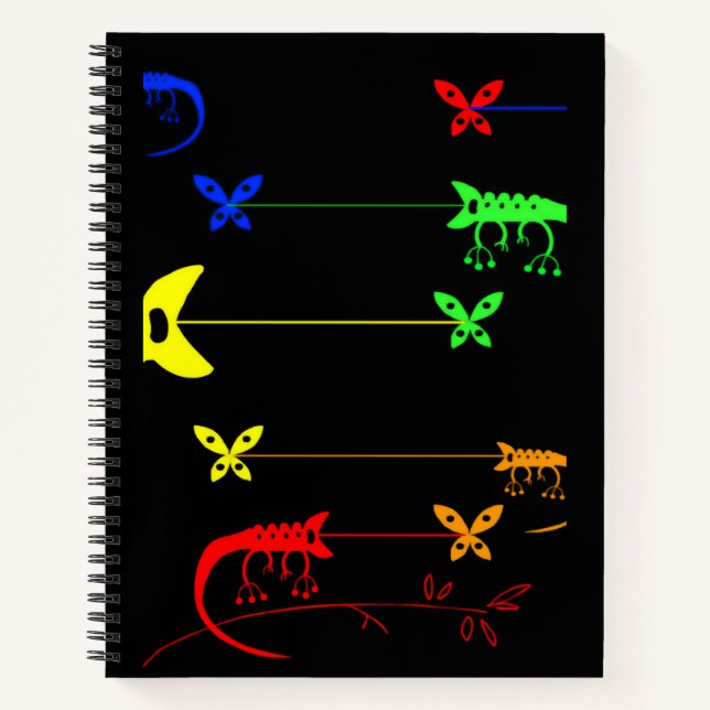 Cuaderno Dibujo de Chameleon, bloc de notas de Chameleon, a (Anverso)