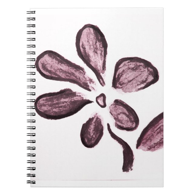 Cuaderno Dibujo de flor (Frente)