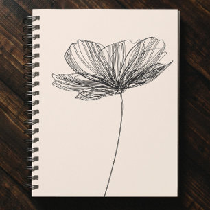 Cuaderno Dibujo de flor