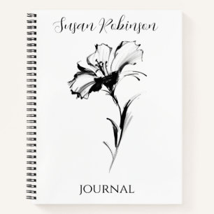 Cuaderno Dibujo de flor