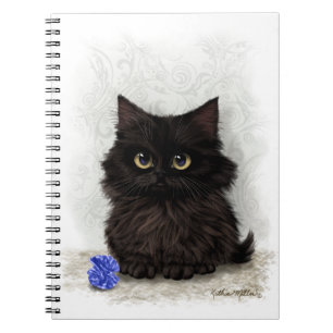 Cuaderno Dibujo de Gatito Negro