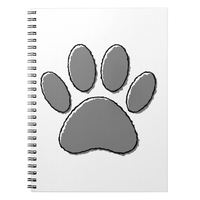 Cuaderno Dibujo de gráfico de cachorros (Frente)