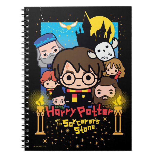 Cuaderno Dibujo de Harry Potter y la Piedra Filosofal (Frente)