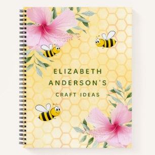 Cuaderno Dibujo de ideas de artesanía de abejas melíferas