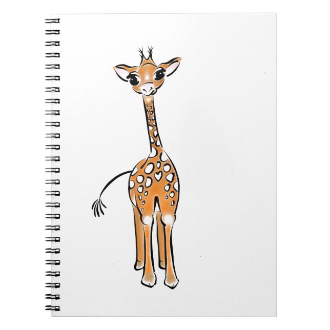 Cuaderno Dibujo de jirafa cutánea (Frente)