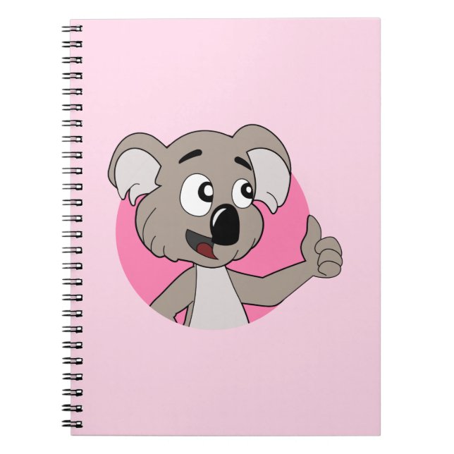 Cuaderno Dibujo de koala (Frente)