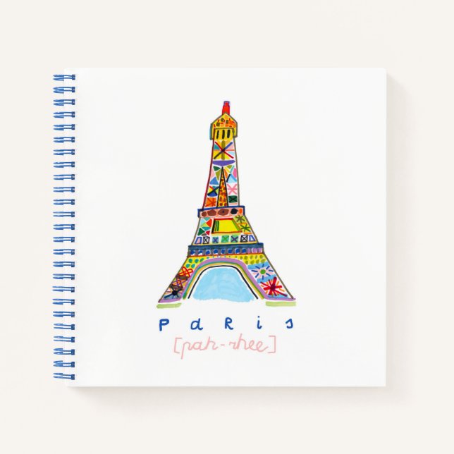Cuaderno Dibujo de la punta del fieltro de París (Anverso)