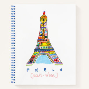 Cuaderno Dibujo de la punta del fieltro de París