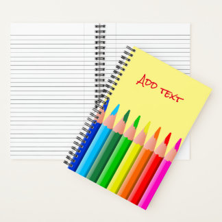 Cuaderno Dibujo de lápices de colores