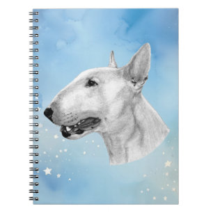 Cuaderno Dibujo de lápiz de Bull Terrier