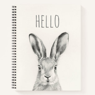 Cuaderno Dibujo de lápiz de conejo