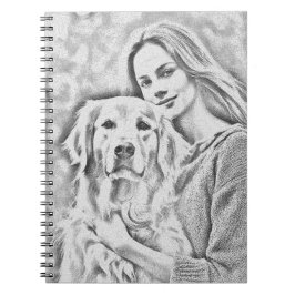 Cuaderno Dibujo de lápiz de mamá mejor perro de recuperació