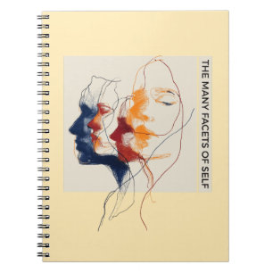 Cuaderno Dibujo de Línea Continua Arte de Identidad de Salu