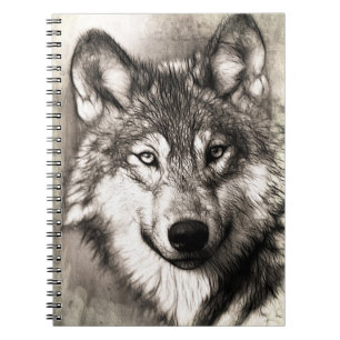 Cuaderno Dibujo de lobo