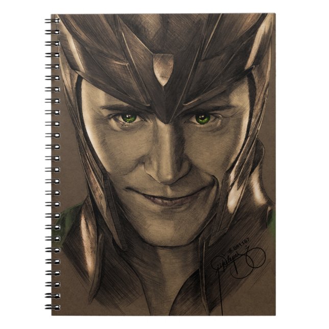Cuaderno Dibujo de Loki (Frente)