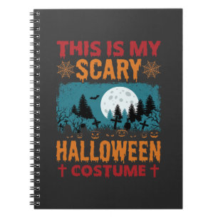 Cuaderno Dibujo de Luna de Cementerio de Disfraz Divertido