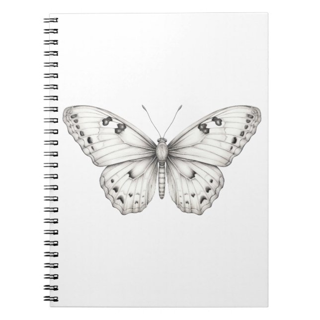 Cuaderno Dibujo de mariposa (Frente)