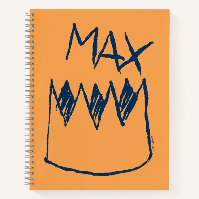 Cuaderno Dibujo de Max y la Corona (Anverso)