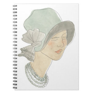 Cuaderno Dibujo de moda - Mujer con Gorra