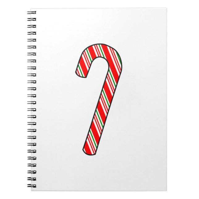 Cuaderno Dibujo de Navidad de Caramelo de Caña (Frente)