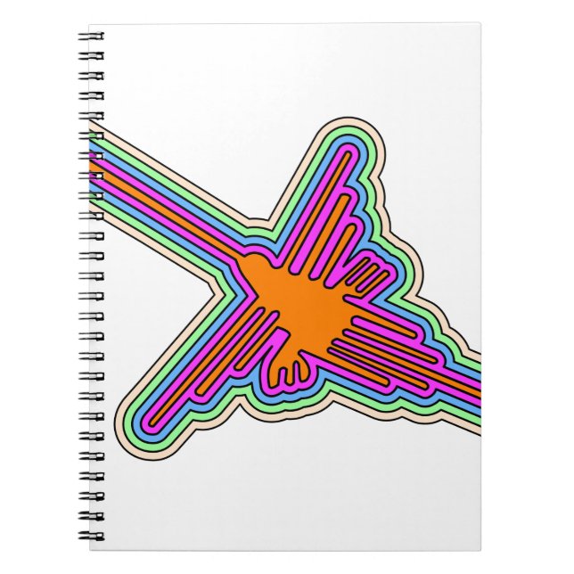 Cuaderno Dibujo de Nazca Hummingbird Perú (Frente)