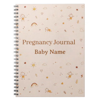 Cuaderno Dibujo de nombres de bebé para recuerdos de embara