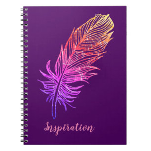 Cuaderno Dibujo de plumas, bloc de notas de inspiración