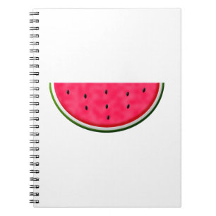 Cuaderno Dibujo de rodaja de sandía dulce