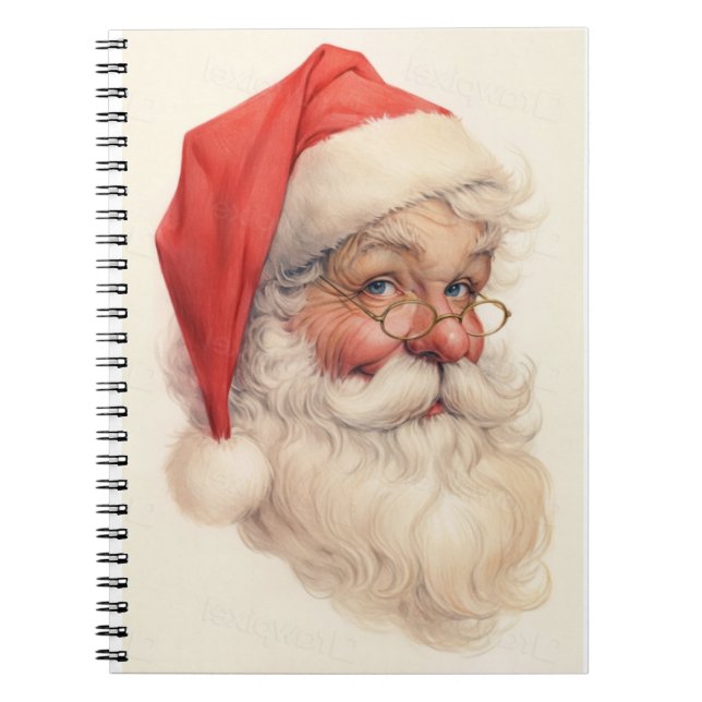 Cuaderno Dibujo de Santa Claus (Frente)