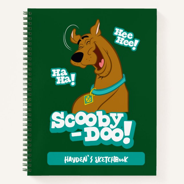Cuaderno Dibujo de Scooby-Doo Laughing (Anverso)