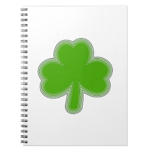 Cuaderno Dibujo de Shamrock de San Patricio