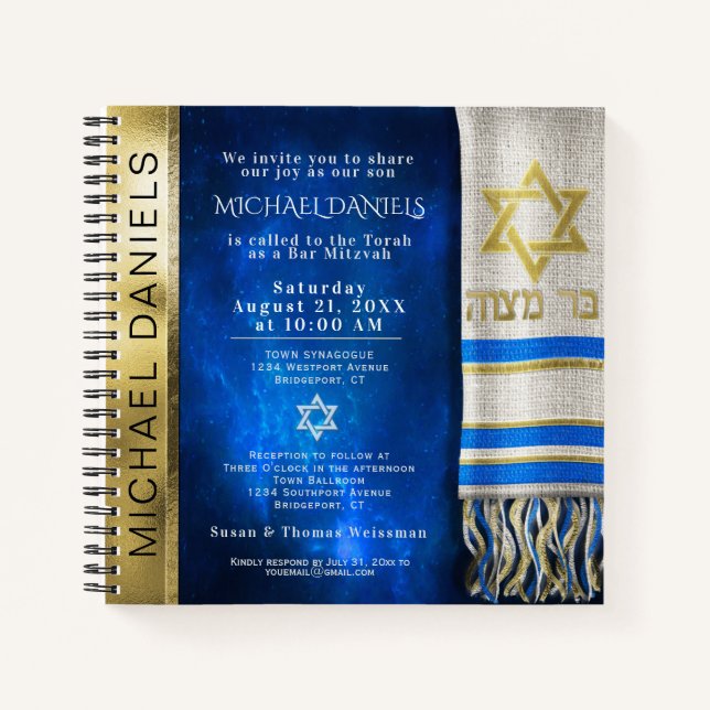 Cuaderno Dibujo de Shawl Rezo 3 Ring Binder (Anverso)