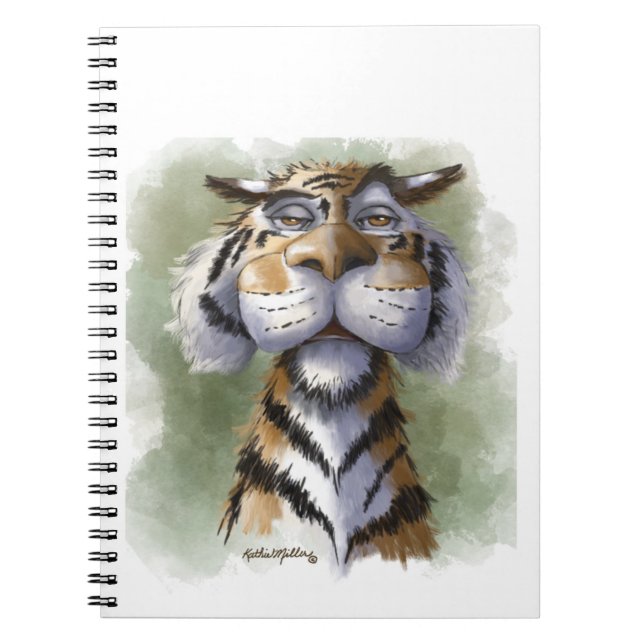 Cuaderno Dibujo de Tigre Molesto (Frente)
