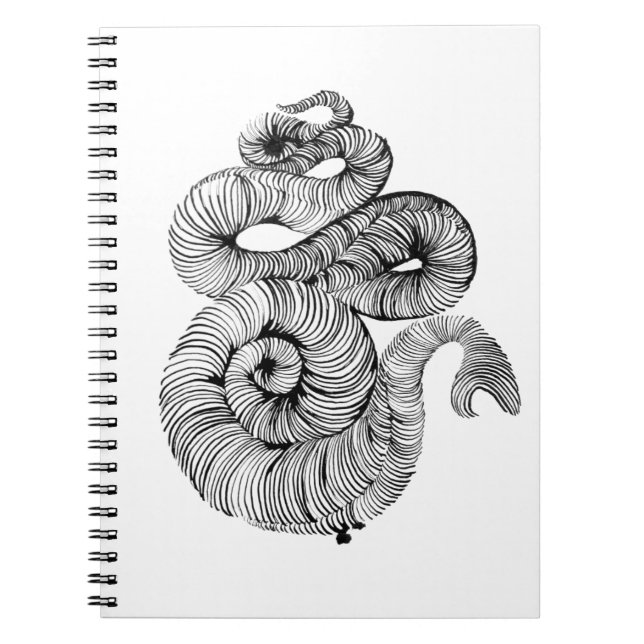 Cuaderno Dibujo de tinta de serpiente (Frente)