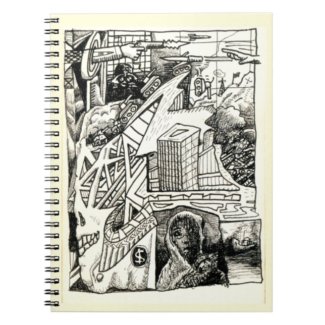 Cuaderno Dibujo de tinta "Modern Warfare" Espiral Fotografi (Frente)