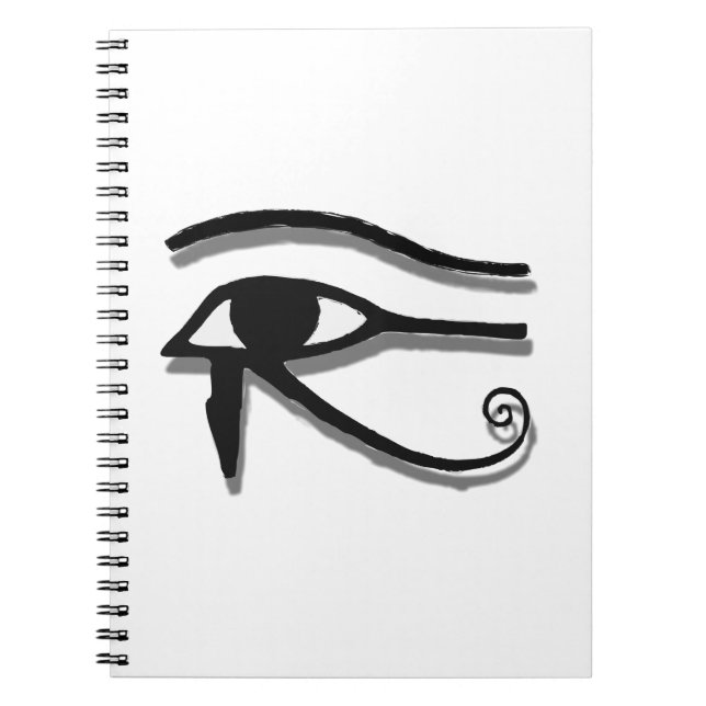 Cuaderno Dibujo De Tintas De Símbolo Egipcio Ojo De Horus (Frente)