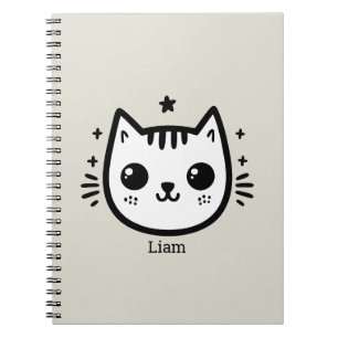 Cuaderno Dibujo de tipo chileno Blanco y negro Minimali