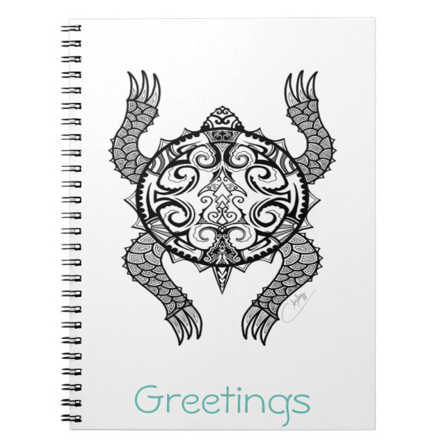 Cuaderno Dibujo de tortuga (Frente)