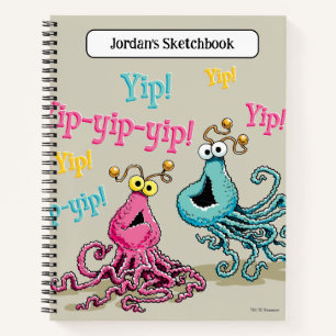 Cuaderno Dibujo de Yip-Yips vintage