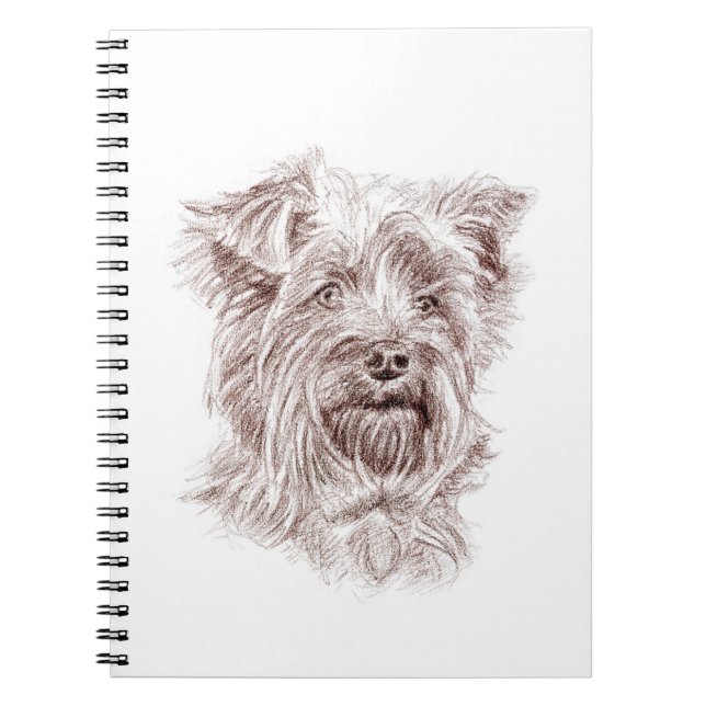 Cuaderno Dibujo de Yorkshire Terrier (Frente)