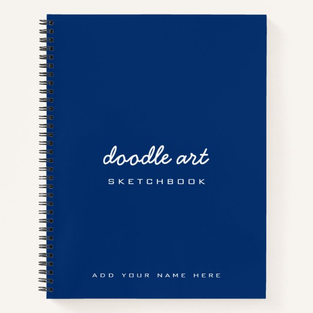 Cuaderno Dibujo del doodle nombre del arte sketchbook indig (Anverso)